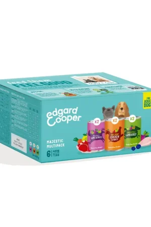 Uitverkoop Edgard & Cooper Adult Multipack Dog 6x400 gr